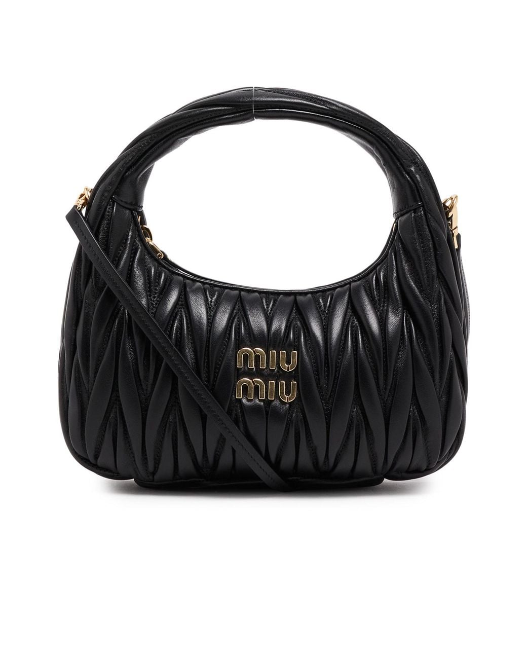 Miu Miu Black Wander Shoulder Bag