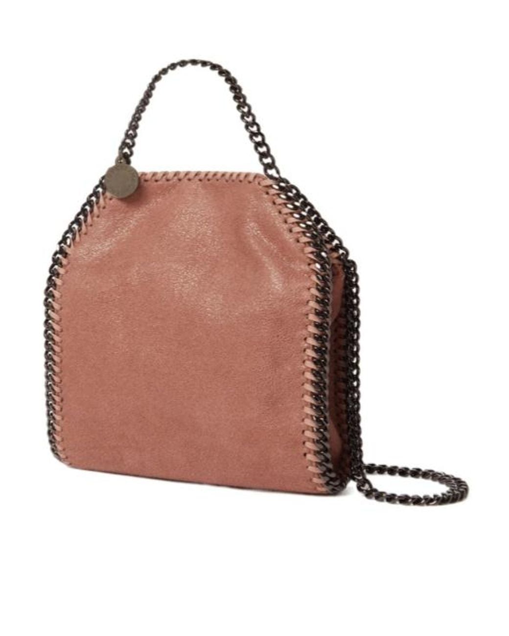 Stella McCartney Pink Falabella Small Top Handle Bag