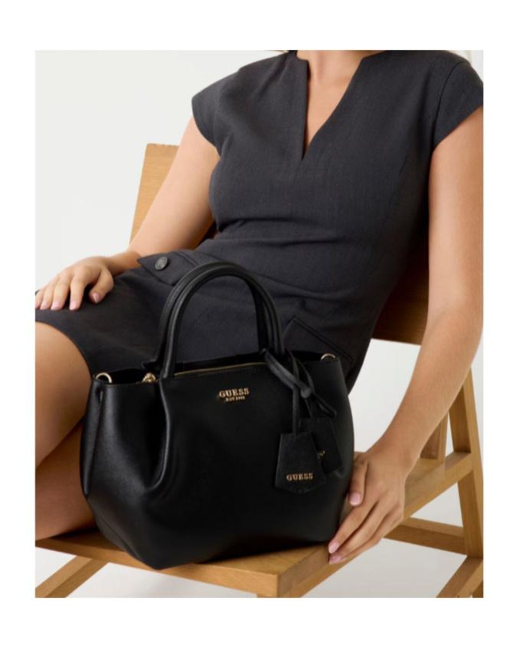 Guess Black Amorette Handbag