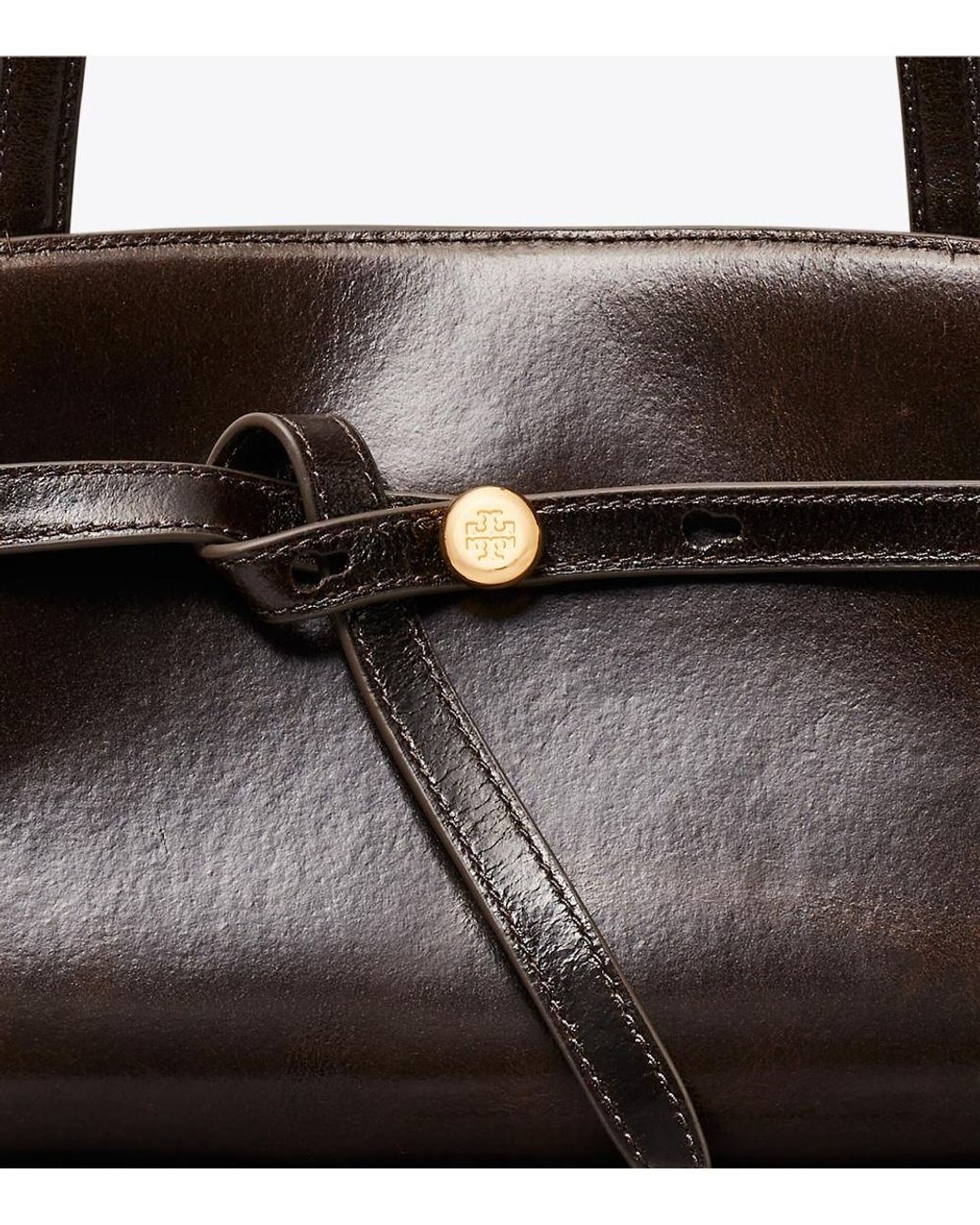Tory Burch Black Romy Distressed East West Bauletto