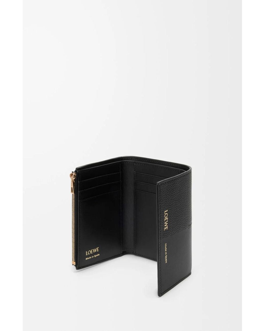 Loewe Black Logo Printed Small Vertical Wallet
