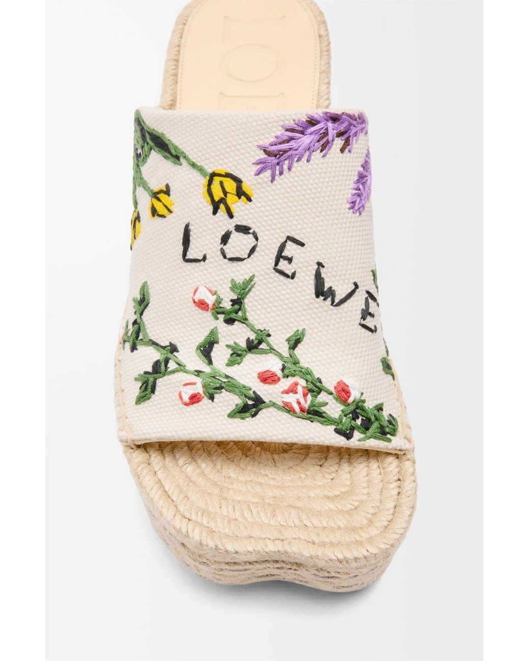 Loewe Multicolor Petal Espadrilles