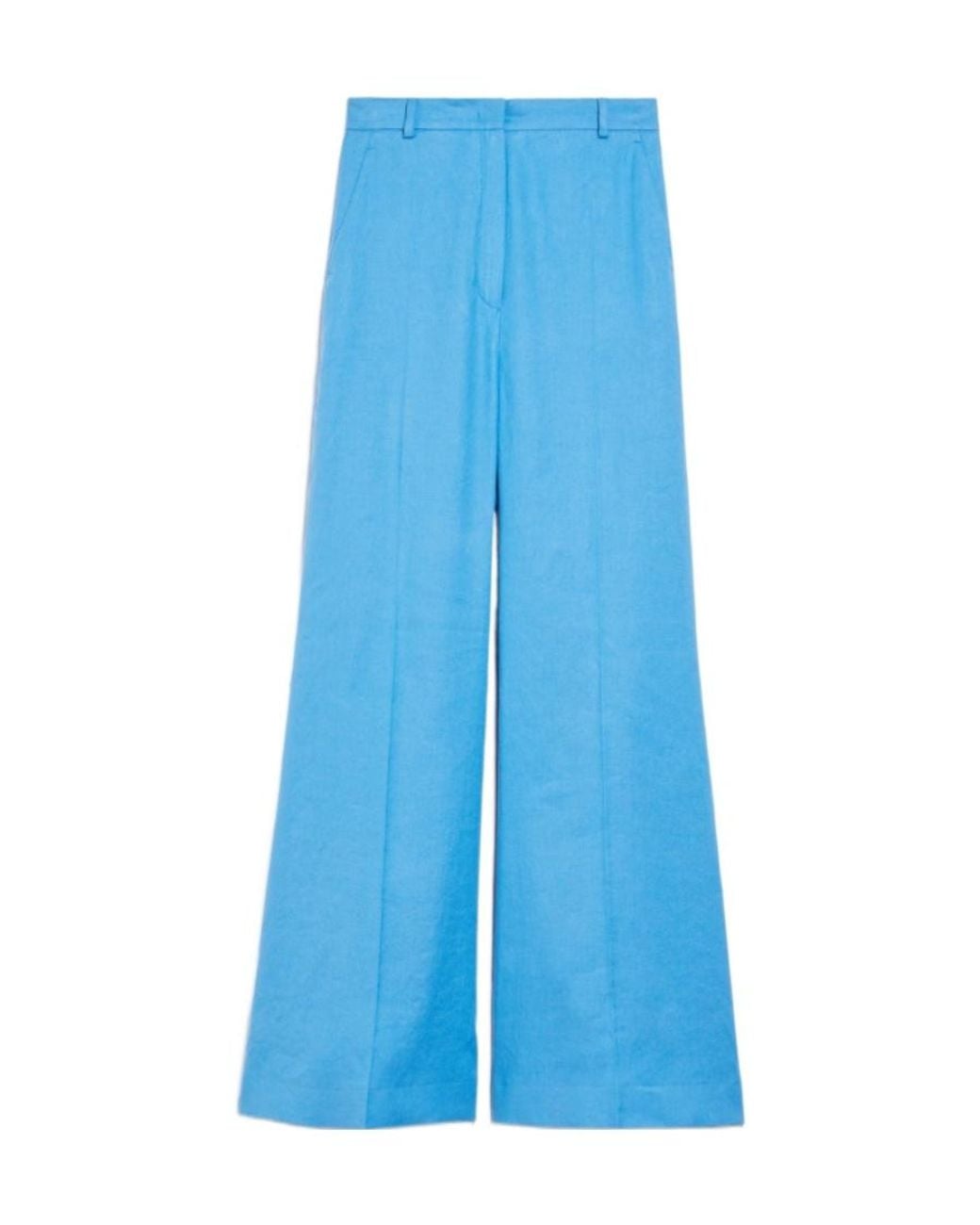 Weekend by Maxmara Blue Flared Trousers