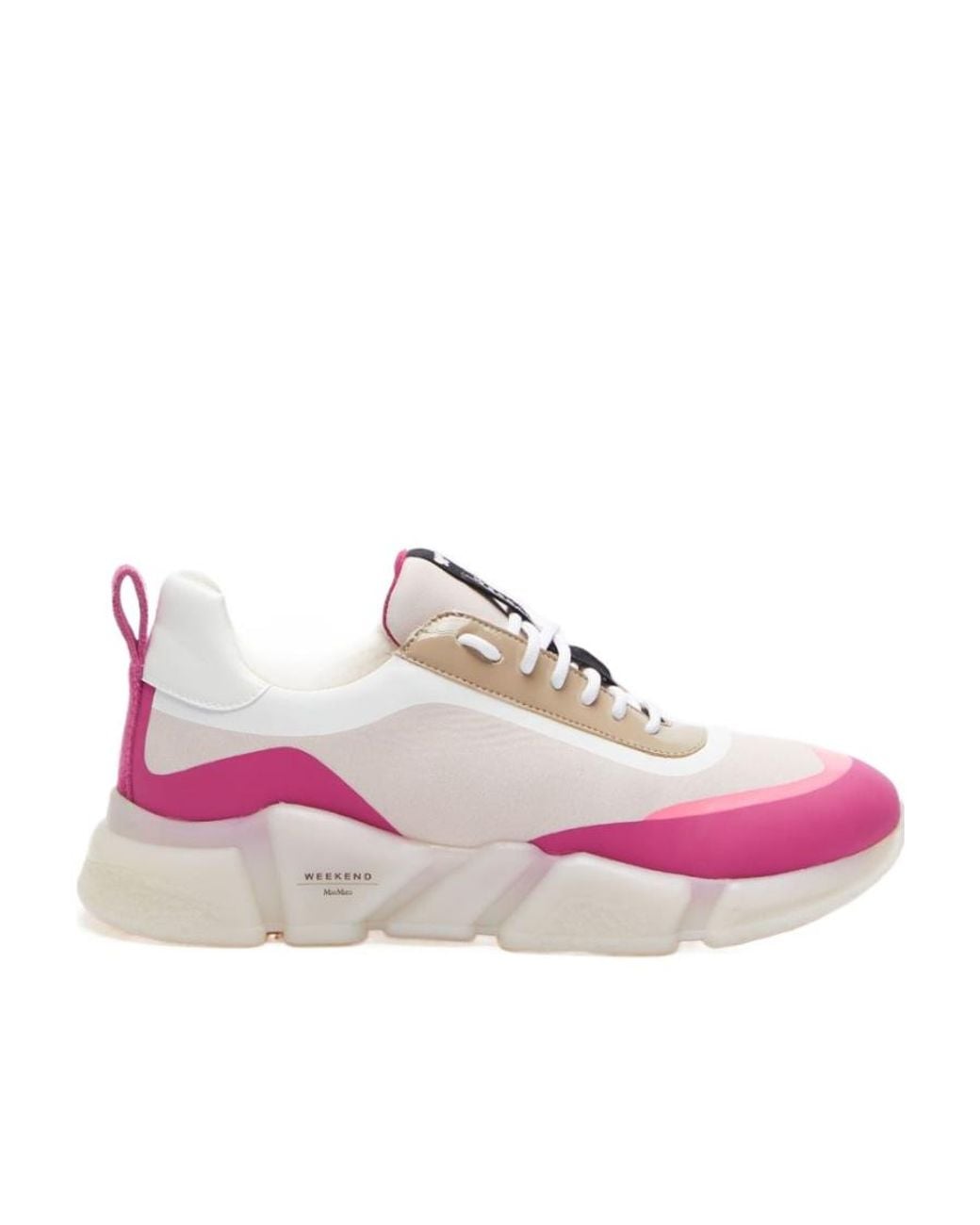 Weekend by Maxmara Pink Chunky Low-Top Sneakers