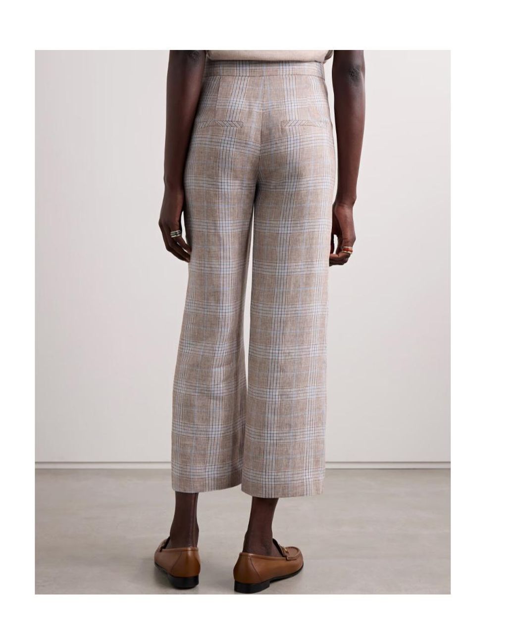 Veronica Beard Gray Wide-Leg Casual Pants