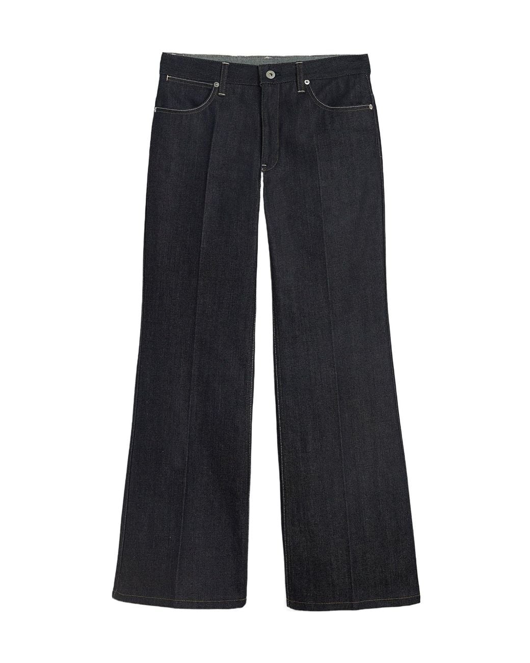 Jil Sander Blue Flared Jeans