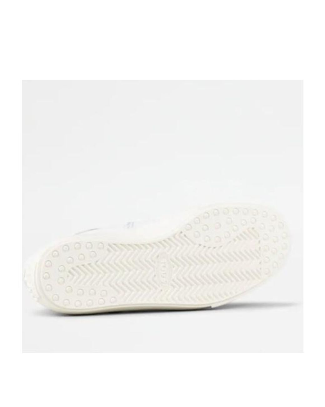 Tod's White Automobili Lamborghini Panelled Lace-Up Leather Sneakers for men
