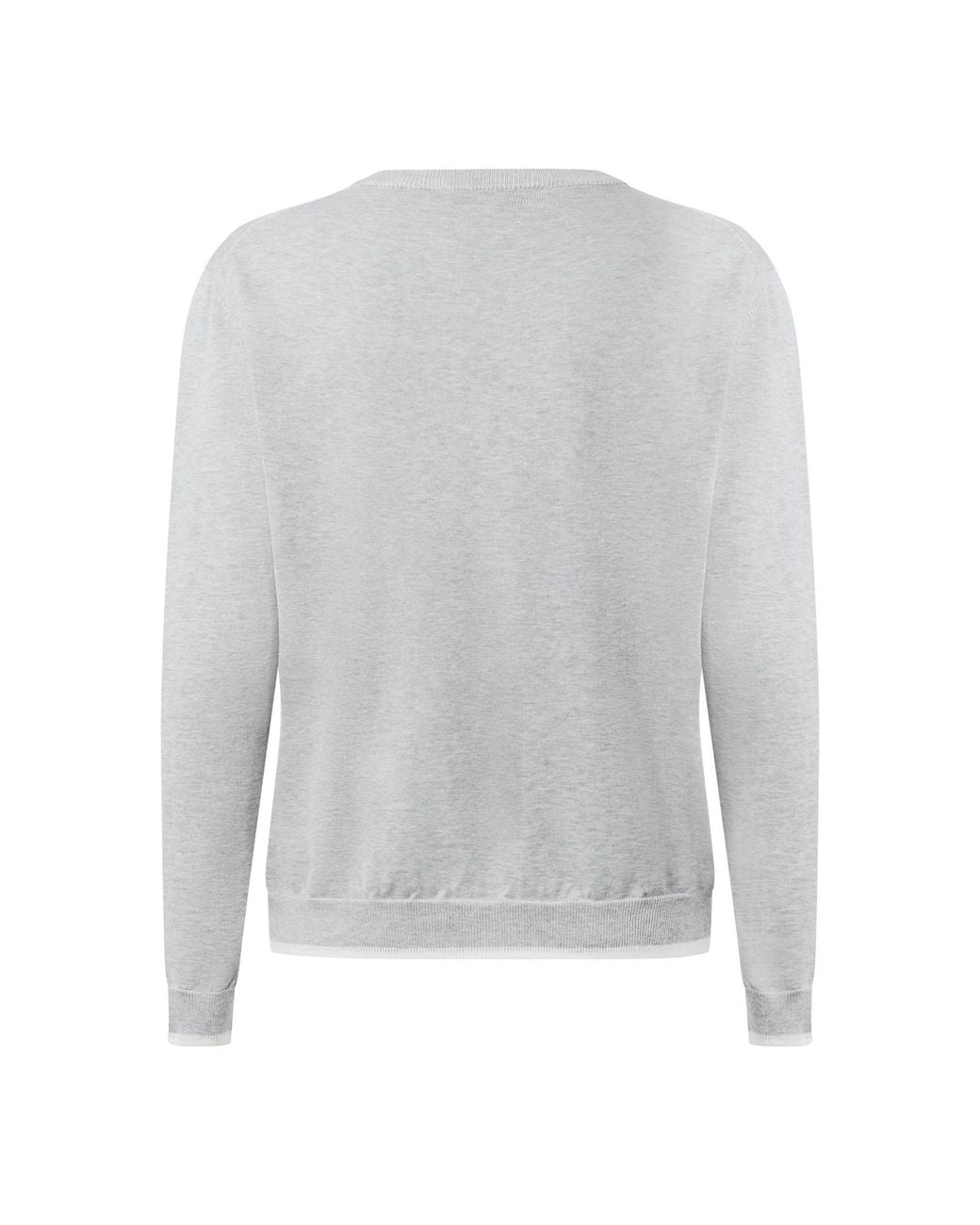 Maison Kitsuné Gray Bold Fox Head Patch Regular Cardigan for men