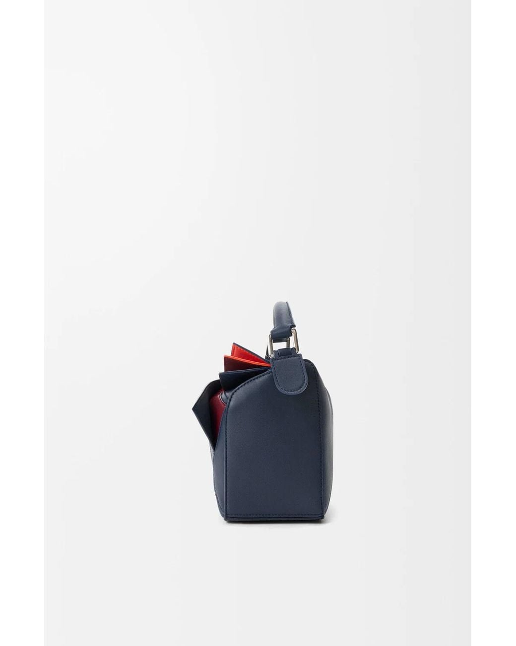 Loewe Blue Small Layered Puzzle Bag