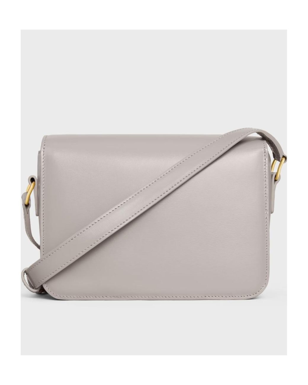 Céline Gray Flap Shoulder Bag