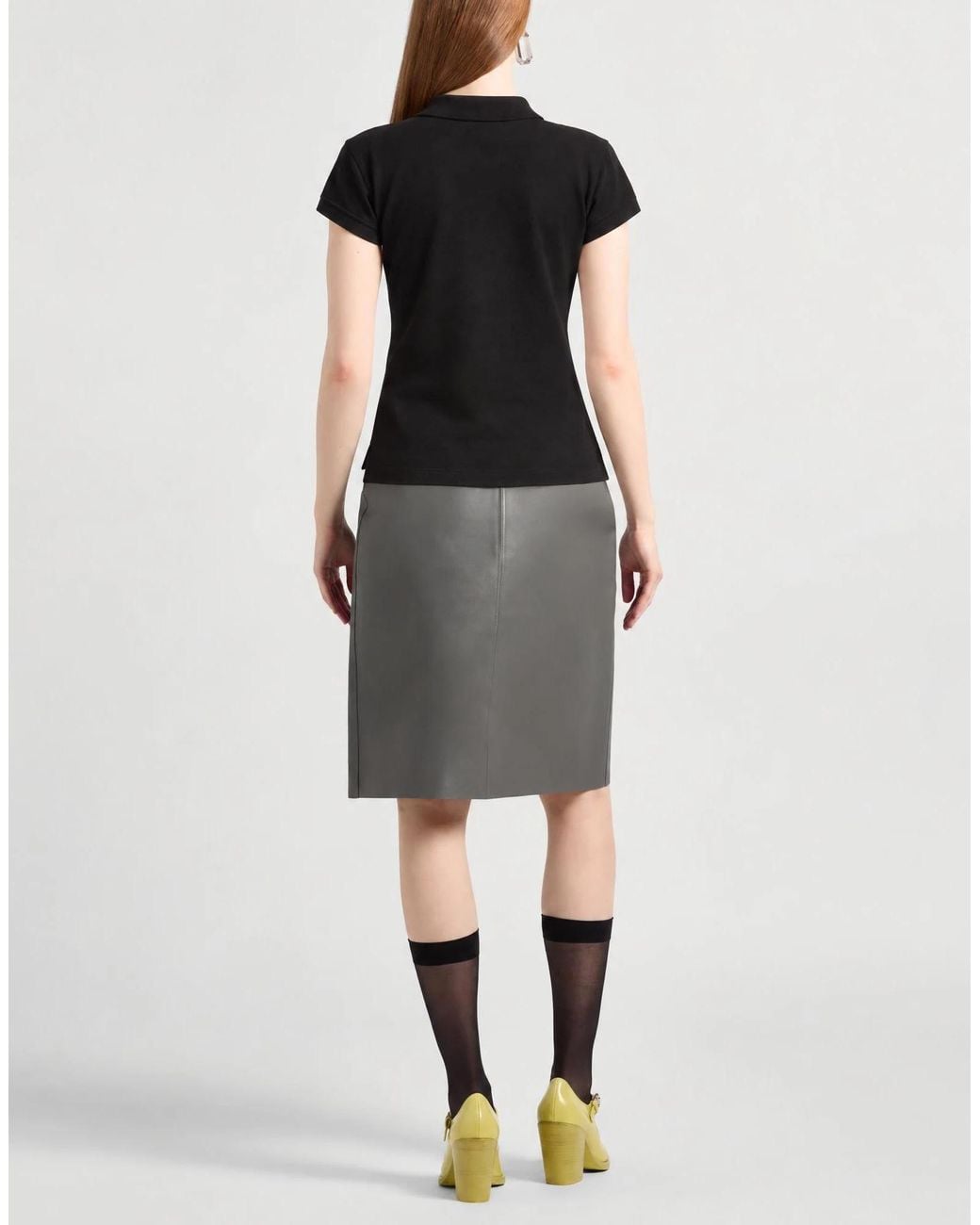 Balenciaga Black Polo Shirts