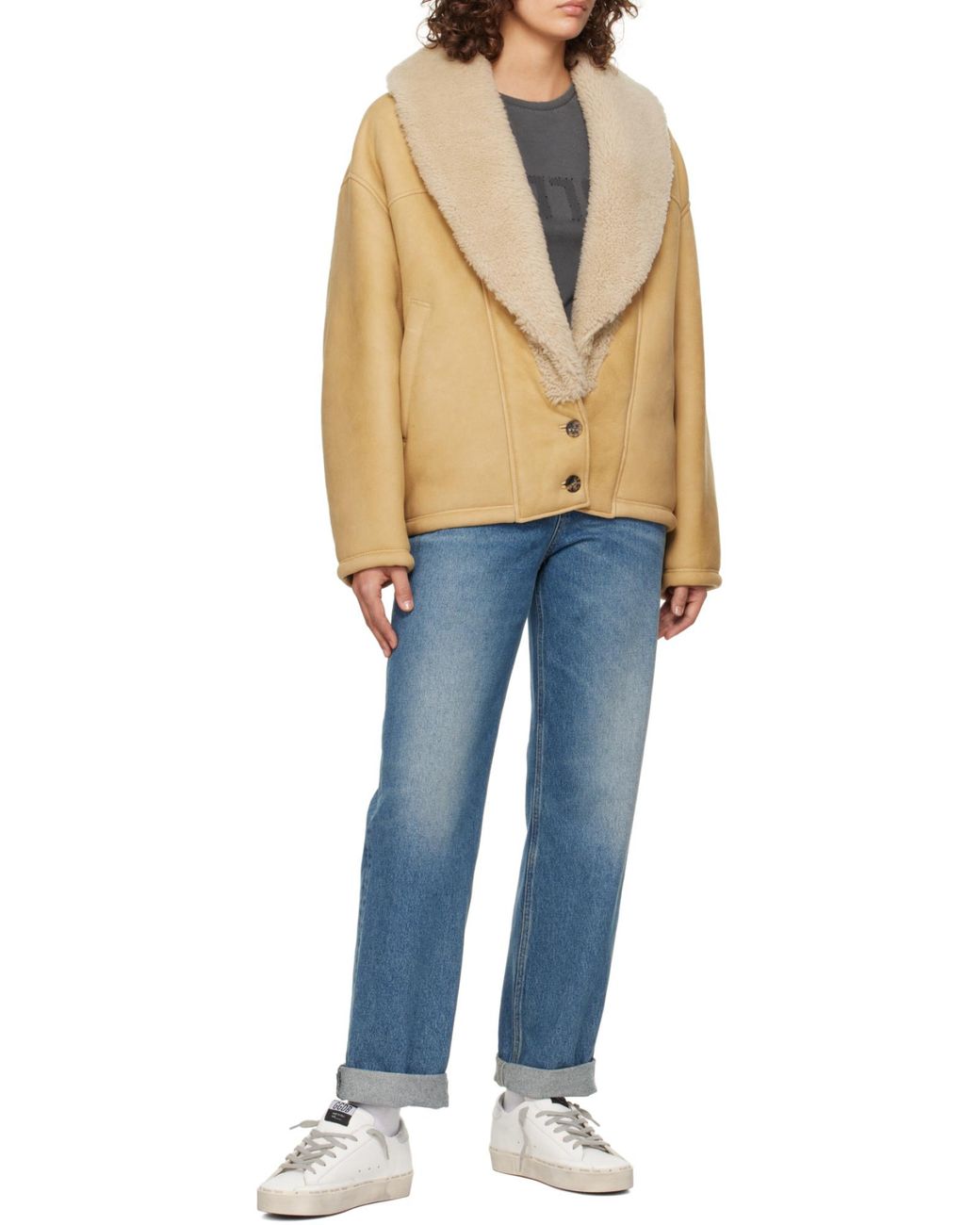 Golden Goose Deluxe Brand Blue Kim Logo Patch Jeans