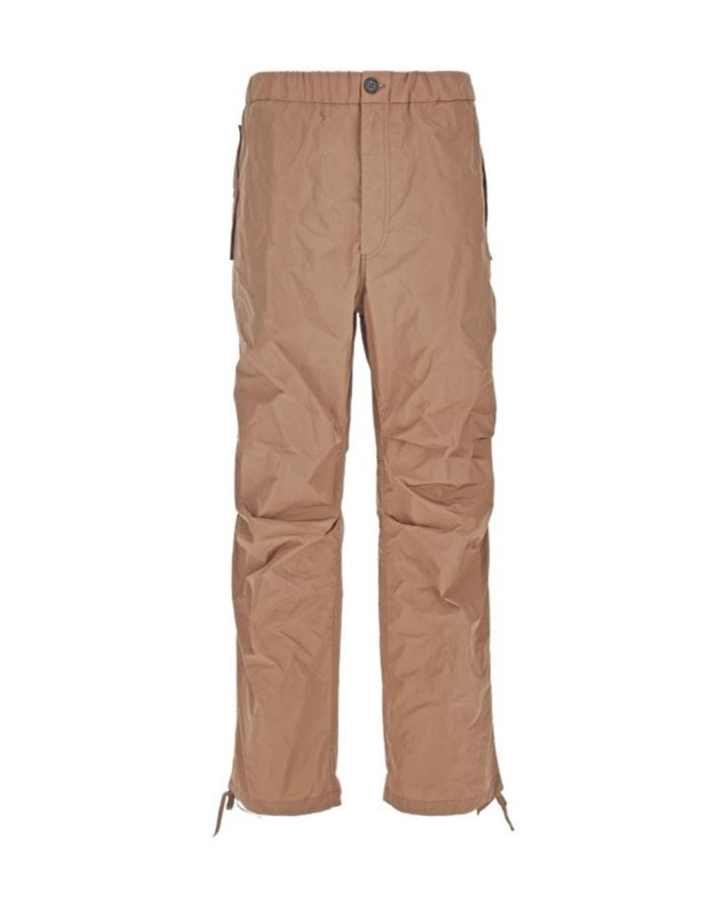 Ferragamo Natural Ferragamo Straight Leg Cargo Pants for men