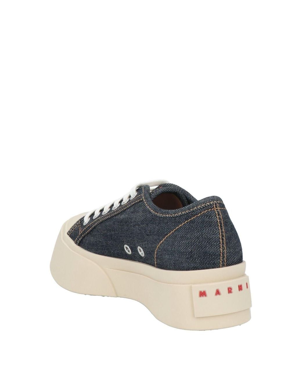 Marni Blue Low-Top Denim Sneakers