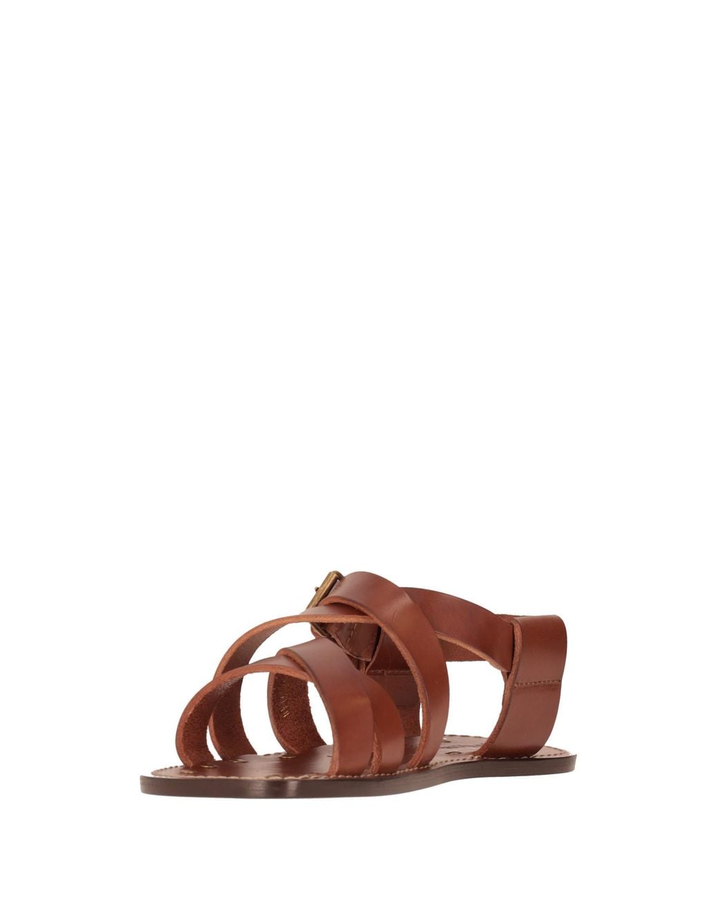 Saint Laurent Brown Cheever Buckle-Fastening Flat Sandals for men
