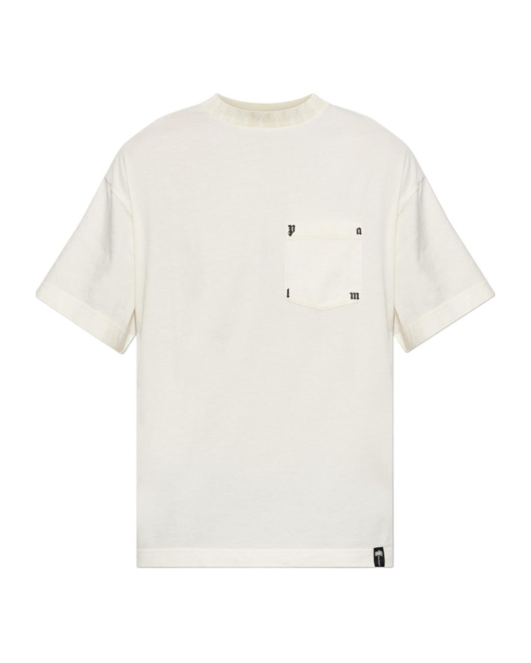 Palm Angels Black Short-Sleeved T-Shirt for men