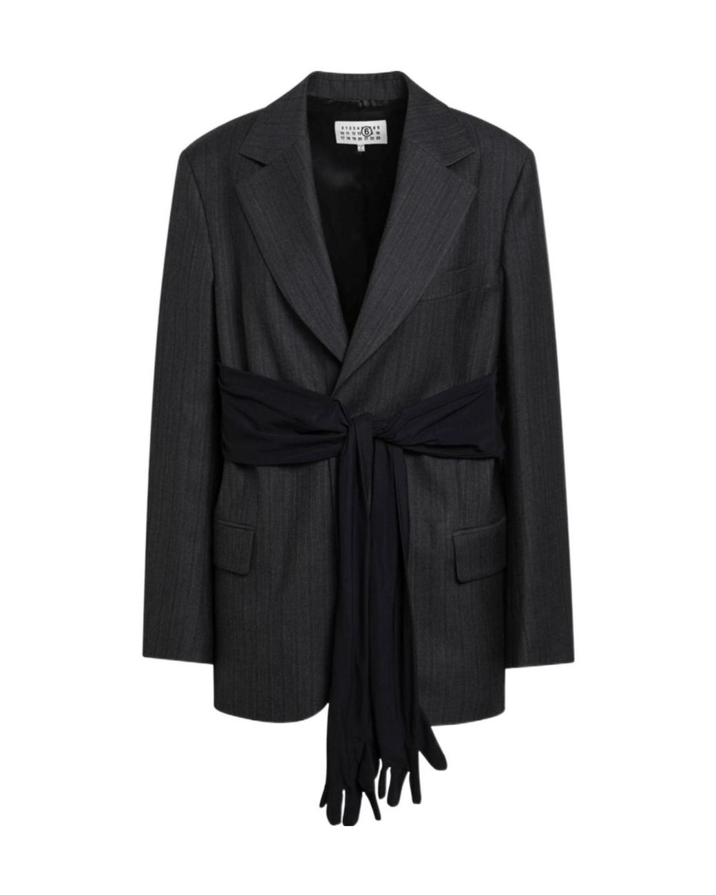 MM6 by Maison Margiela Black Tailored Glove Jacket