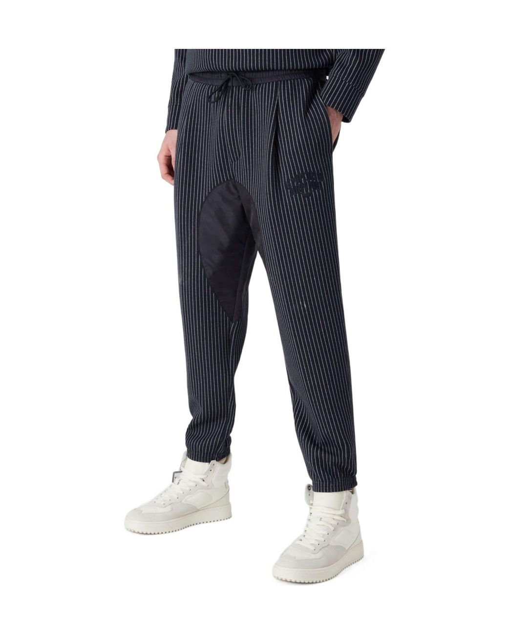 Emporio Armani Blue Casual Trousers for men