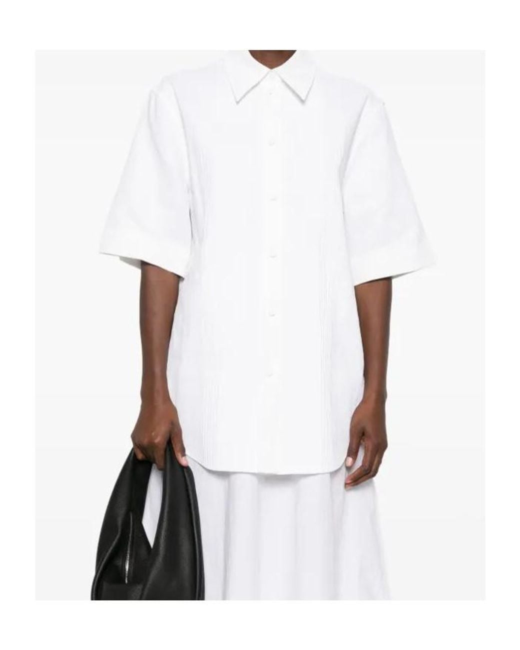 Jil Sander White Short Sleeve Shirt