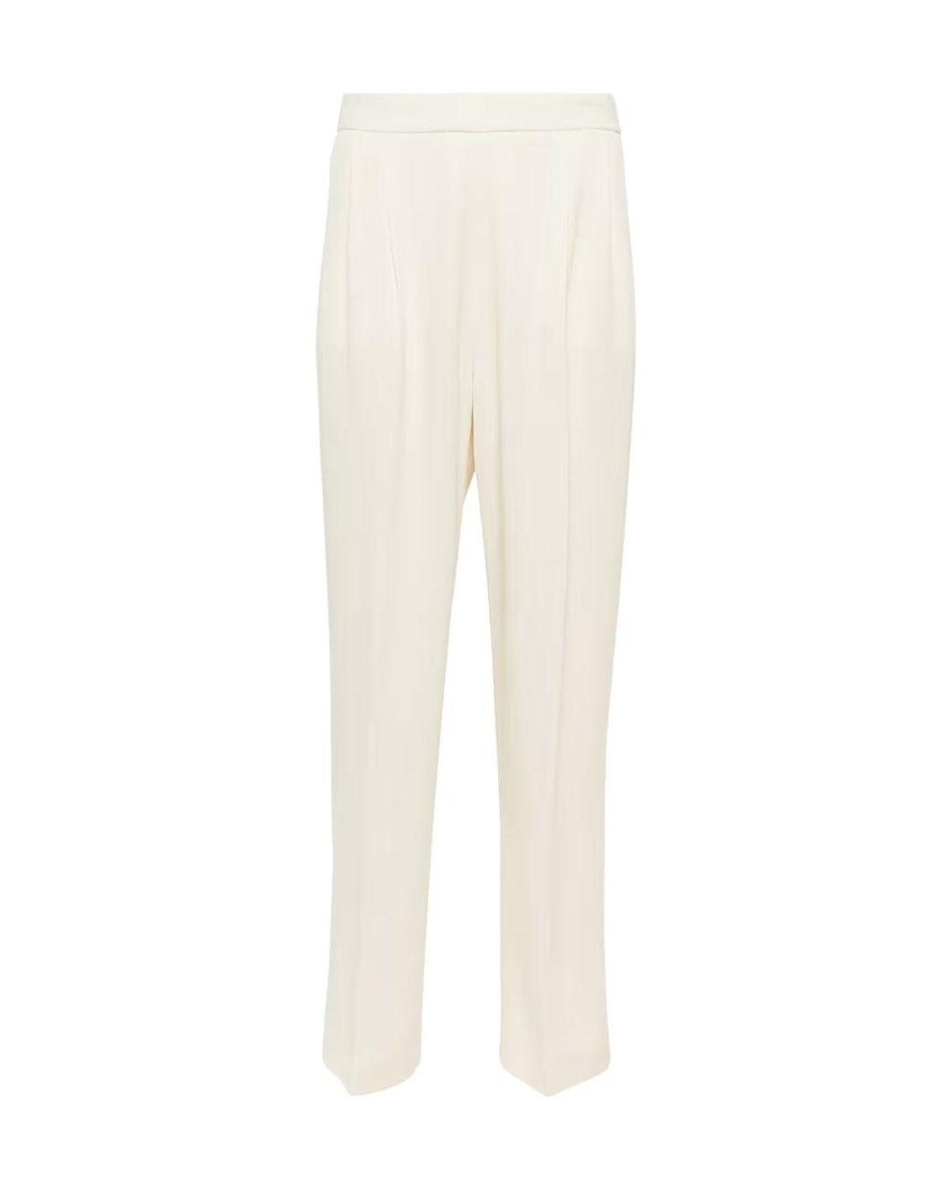 Joseph White Pleated Detail Casual Pants