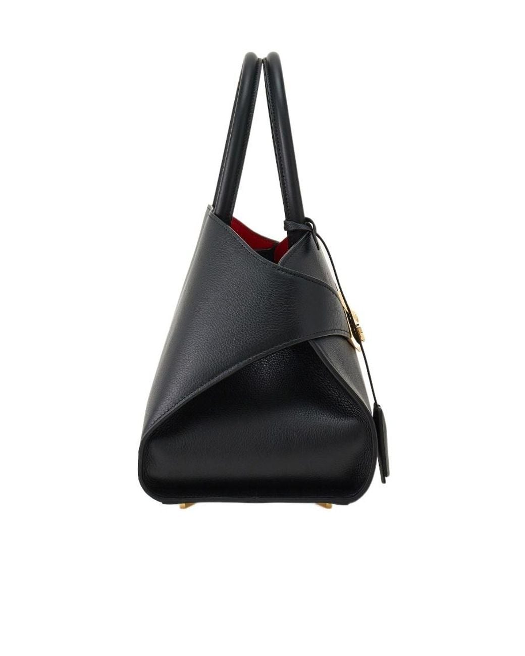 Ferragamo Black Ferragamo Hug Logo Printed Tote Bag