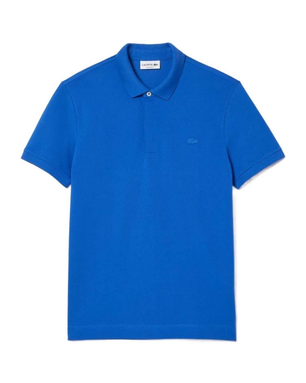 Lacoste Blue Casual Shortsleeve Top for men
