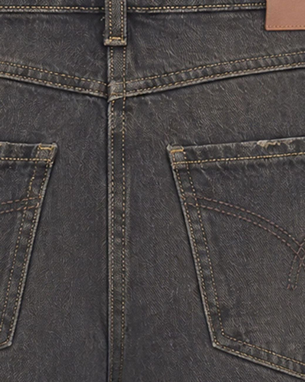 Patrizia Pepe Gray Wide Leg Jeans
