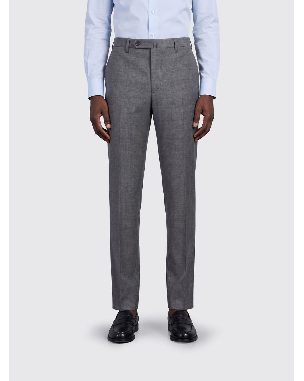 Incotex Gray インコテックス モデロ 35 スリムフィット パンツ for men