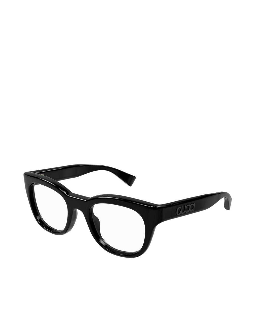 Gucci Black Eyewear Cat-Eye Frame Glasses for men