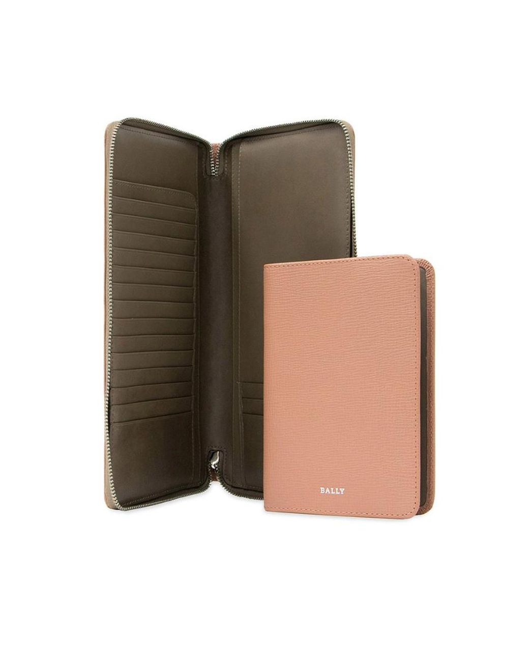 Bally Pink Zip Wallet