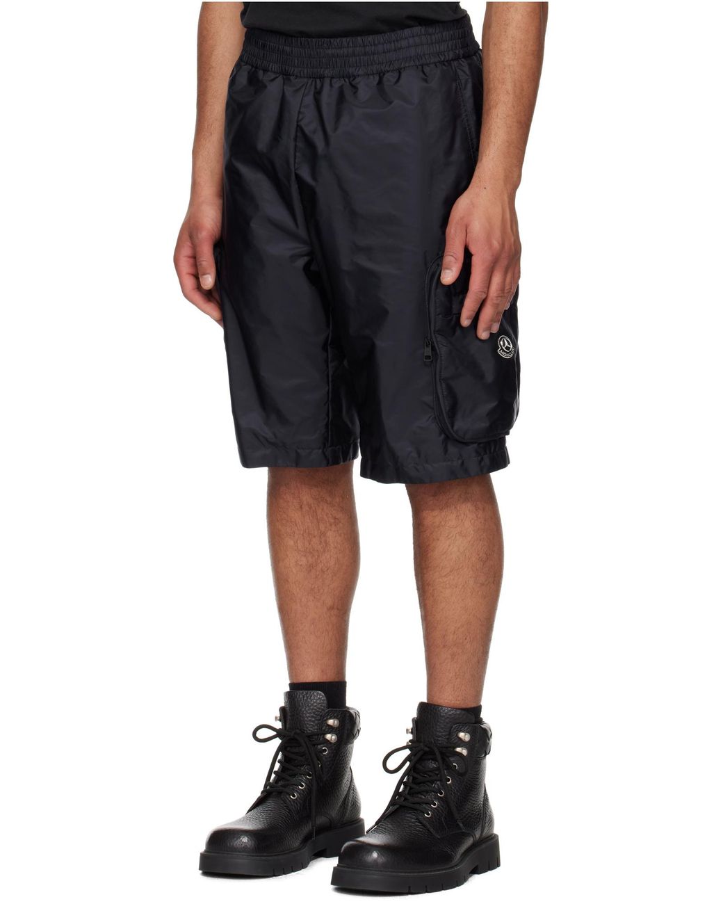 Moncler Blue X Mercedes-Benz By Nigo Packable Bermuda Shorts for men