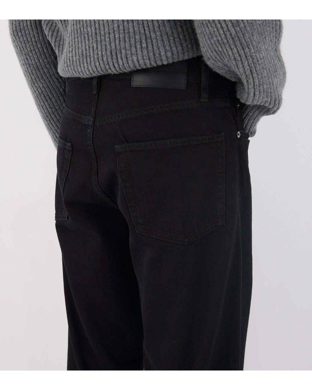 sunflower Black Loose Jeans for men