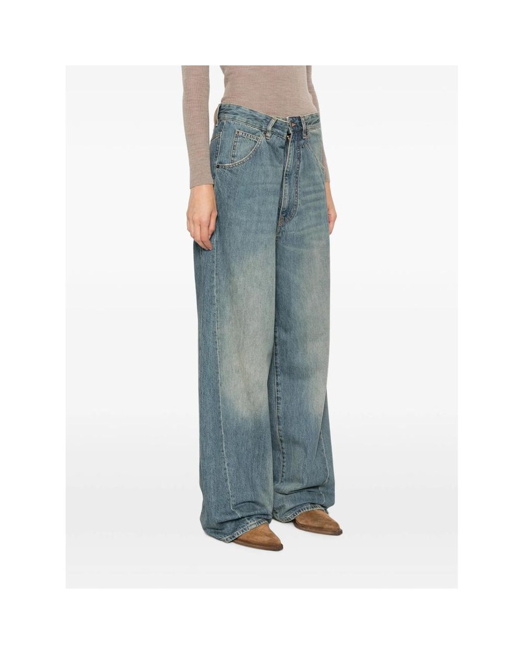 DARKPARK Blue Belt Loop Jeans
