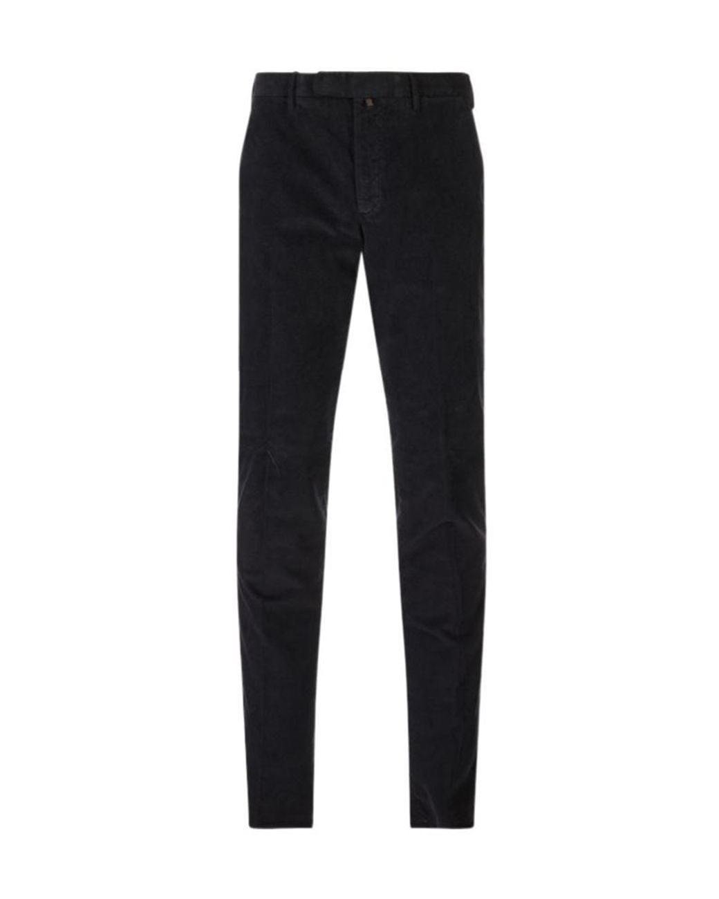 Incotex Black Corduroy Trousers for men