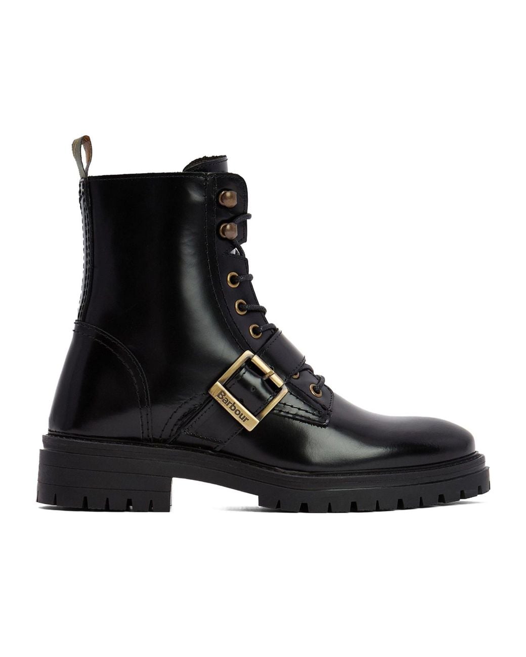 Barbour Black Solid Color Boots