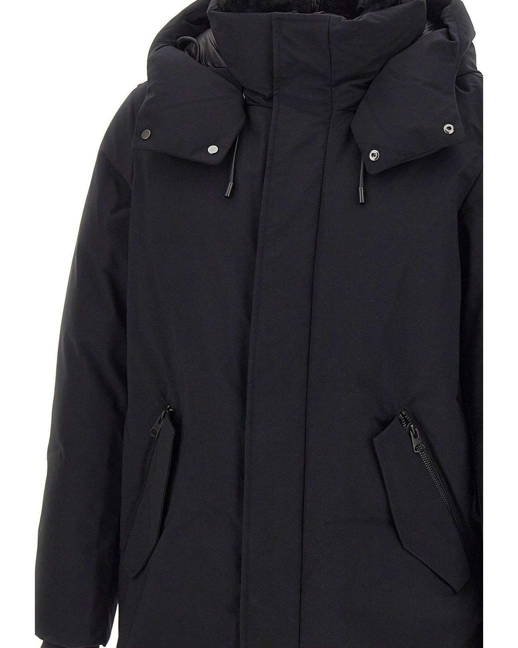 Mackage Blue Sullivan Hooded Down Coat for men
