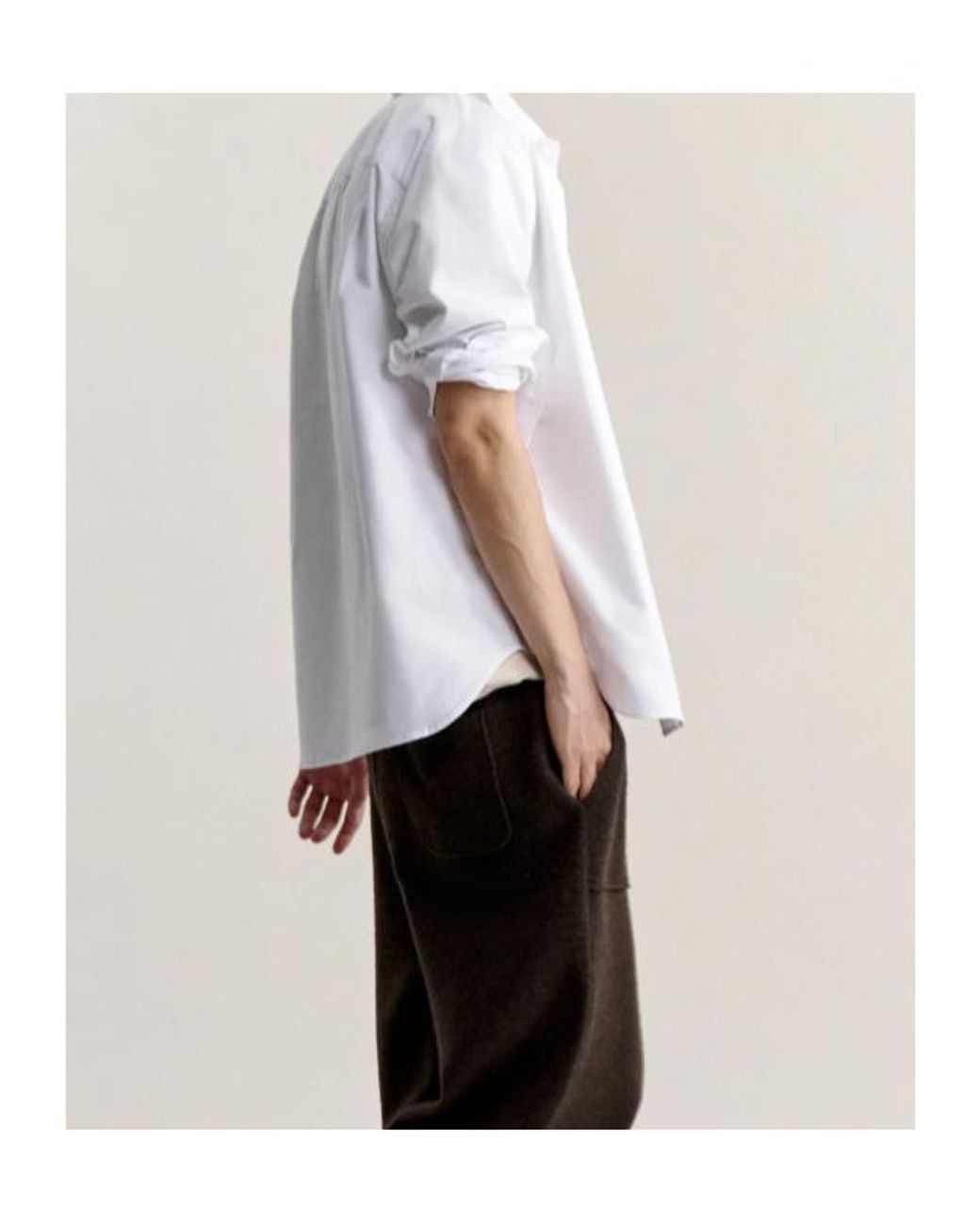 Maison Kitsuné White Profile Fox Casual Shirt for men