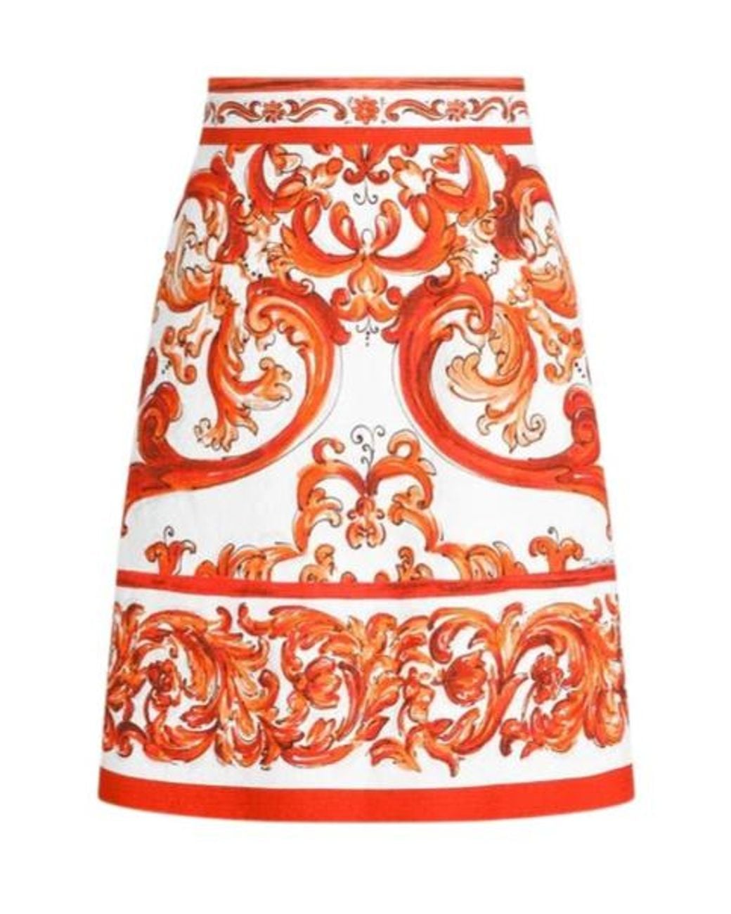 Dolce & Gabbana Red Miniskirt
