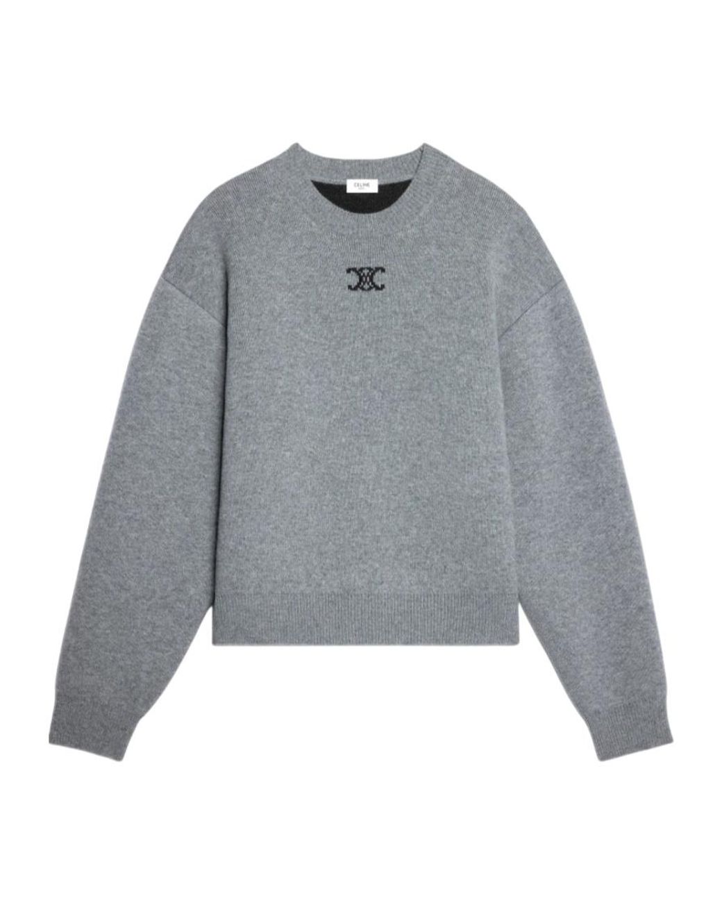 Céline Gray Long-Sleeve Knit Top for men
