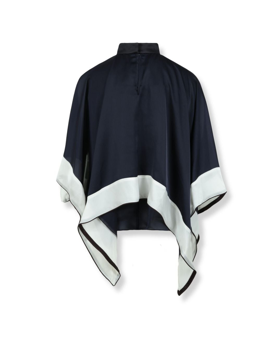 Sacai Black Draped Blouse
