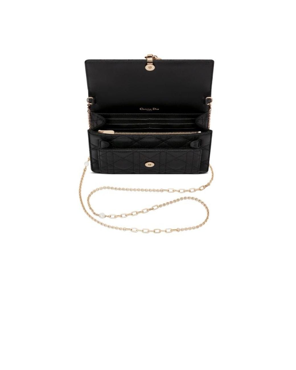 Dior Black Lady Chain Shoulder Bag