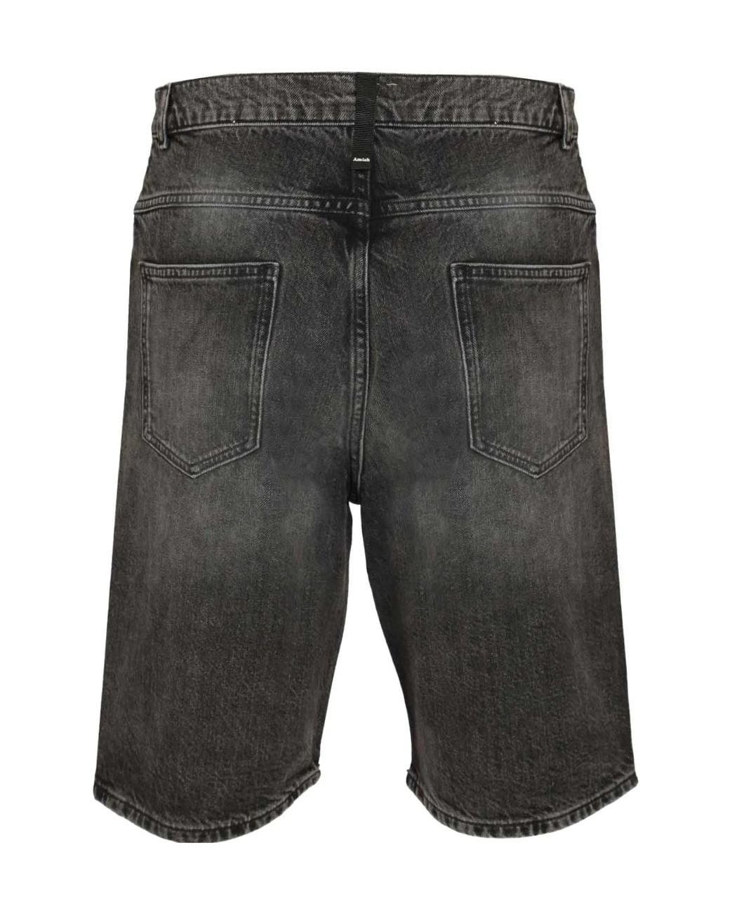 AMISH Blue Tommy Denim Bermuda Shorts for men