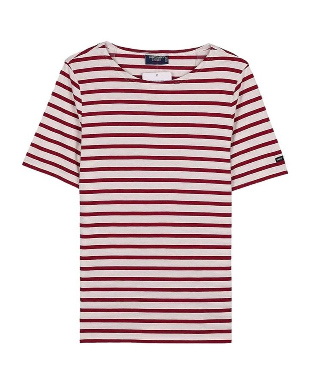 Saint James Red Short-Sleeve T-Shirt for men