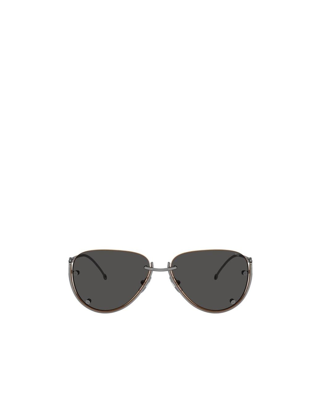 DIESEL Multicolor Rimless Aviator Sunglasses