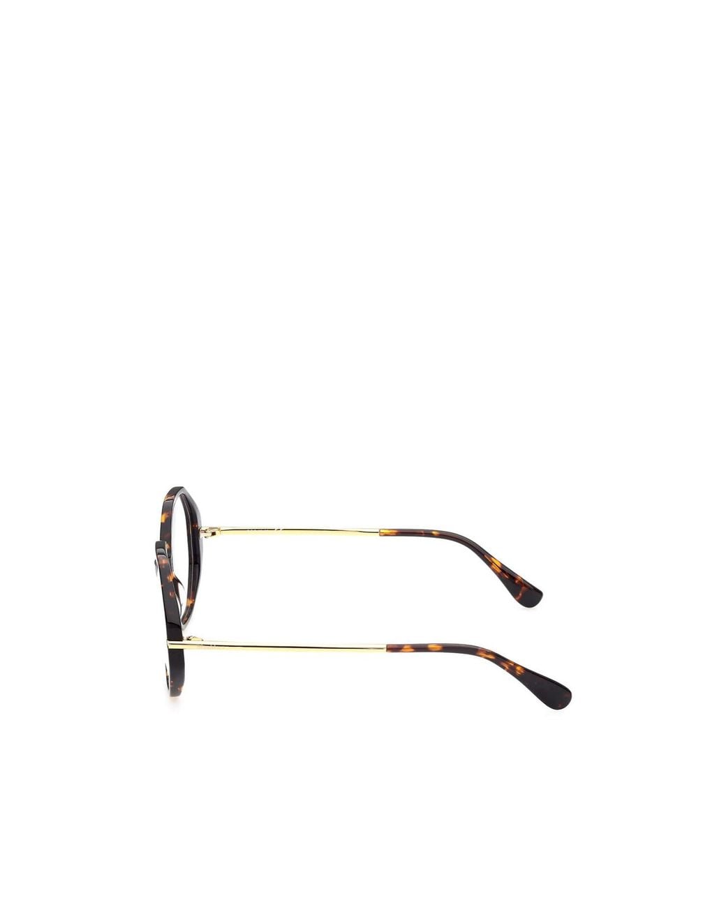 Max Mara Metallic Hexagon Frame Glasses