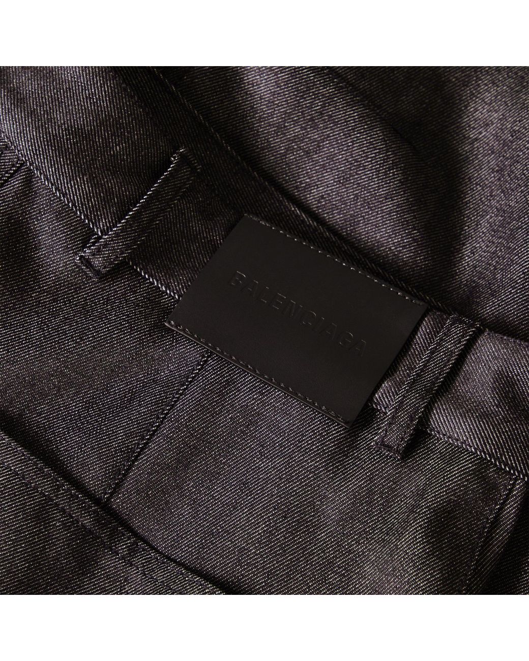 Balenciaga Gray High-Waisted Loose Trousers