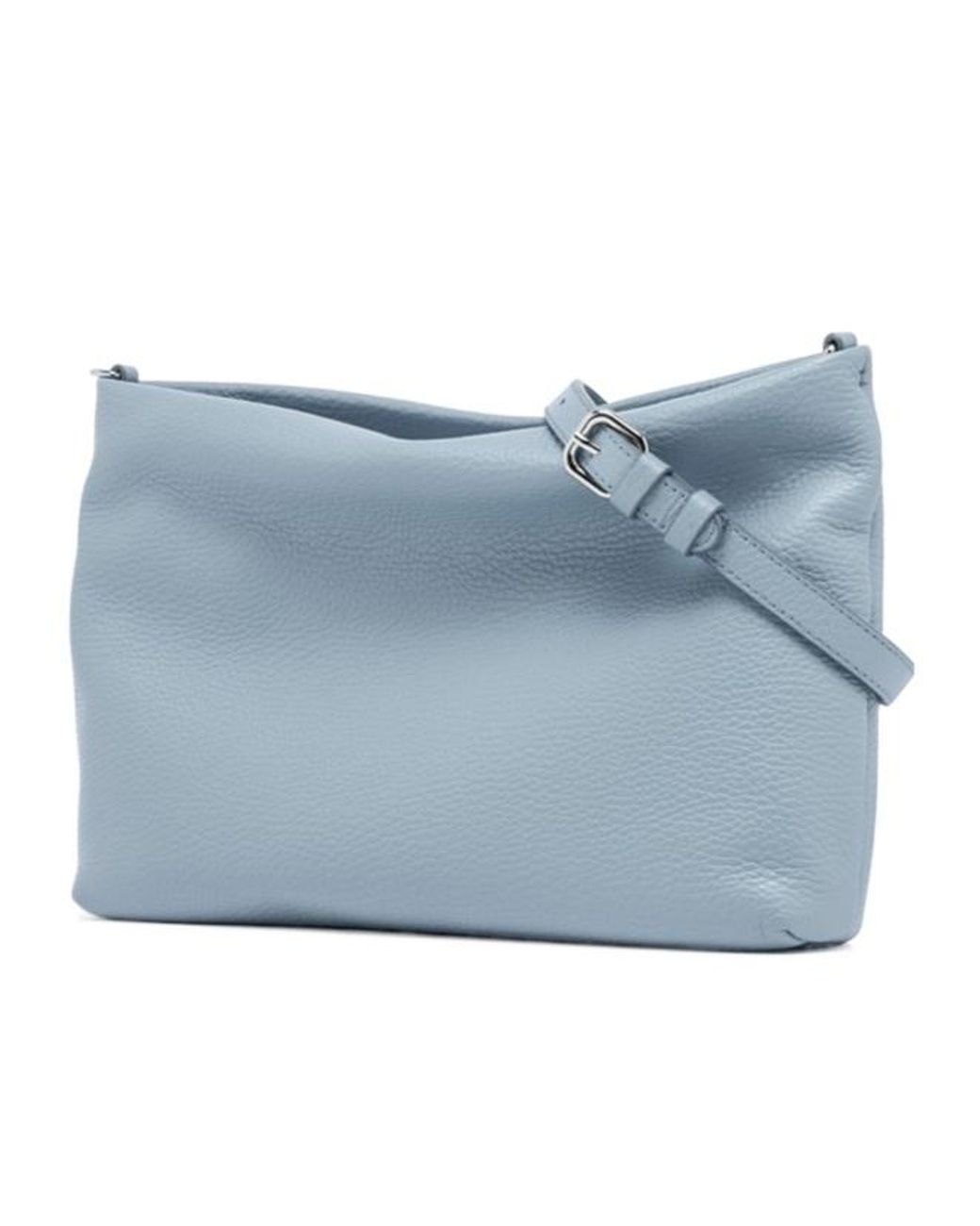 Gianni Chiarini Blue Zippered Shoulder Bag