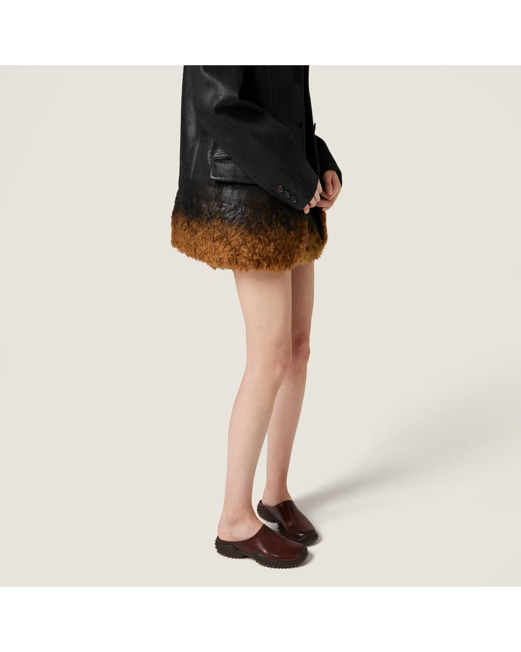 Miu Miu Black Single-Breasted Jacket