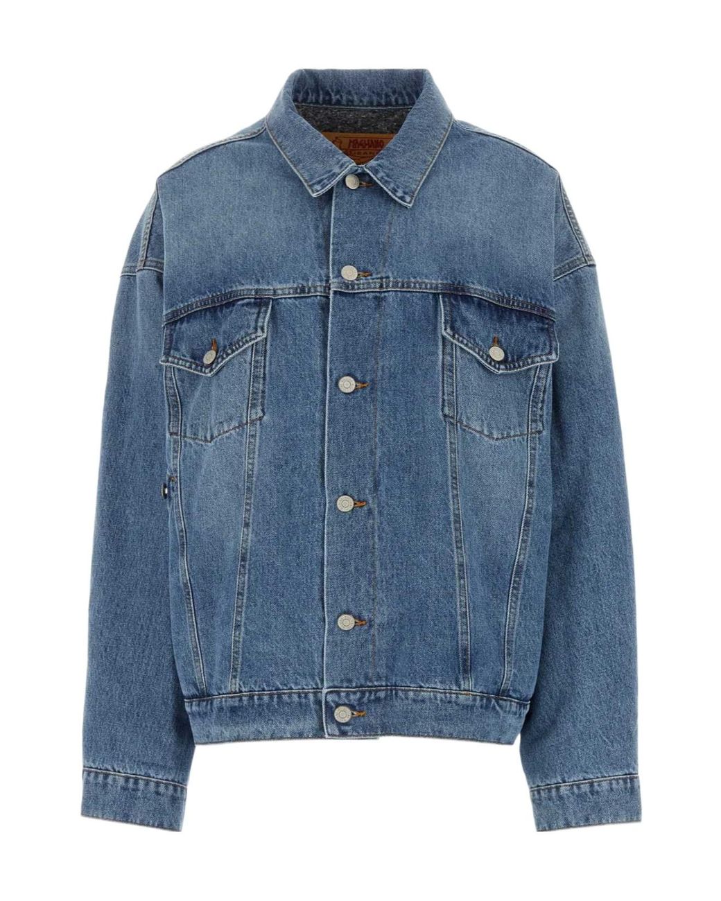 Magliano Blue Long Sleeved Buttoned Denim Jacket for men