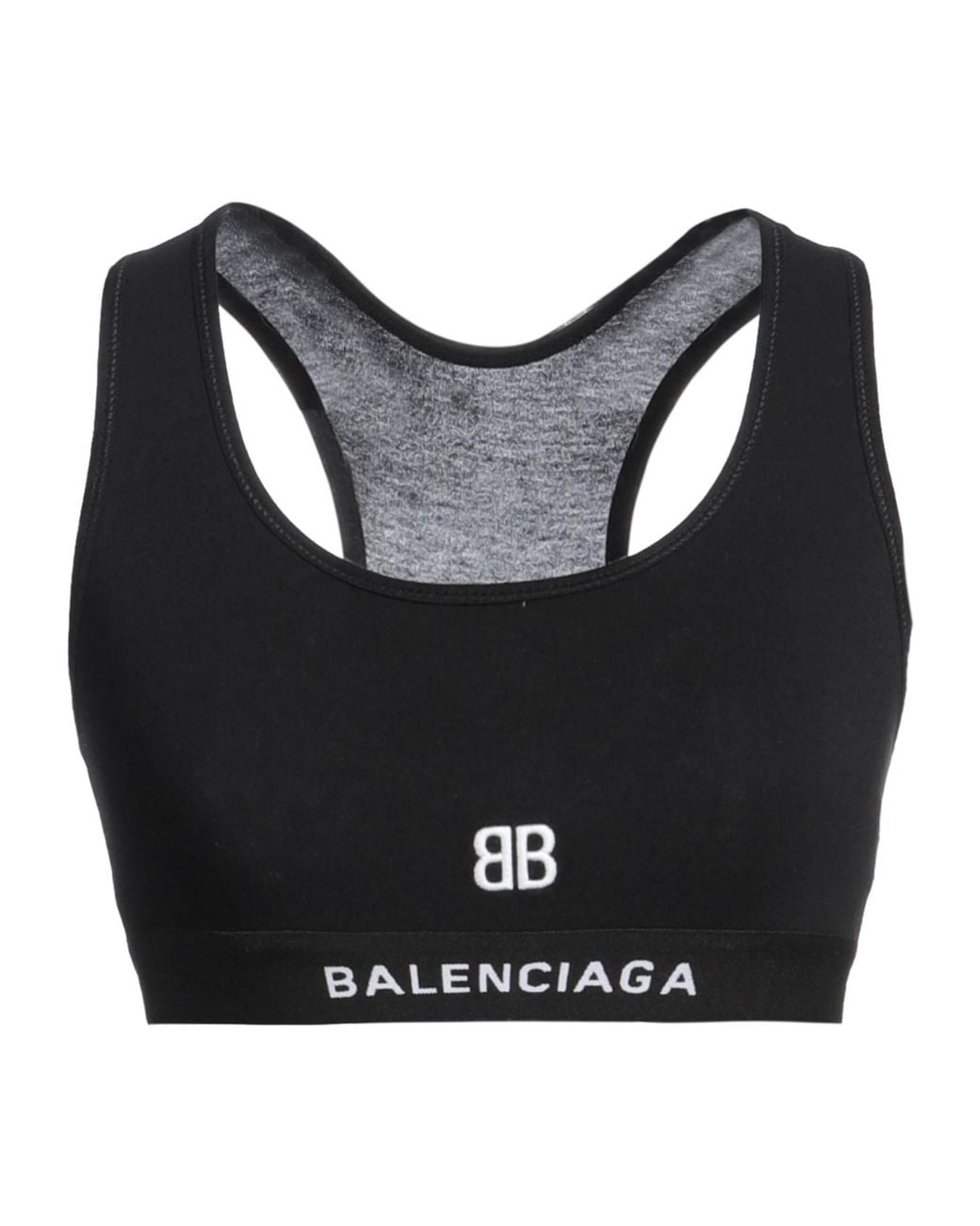 Balenciaga Black Sleeveless Sports Top